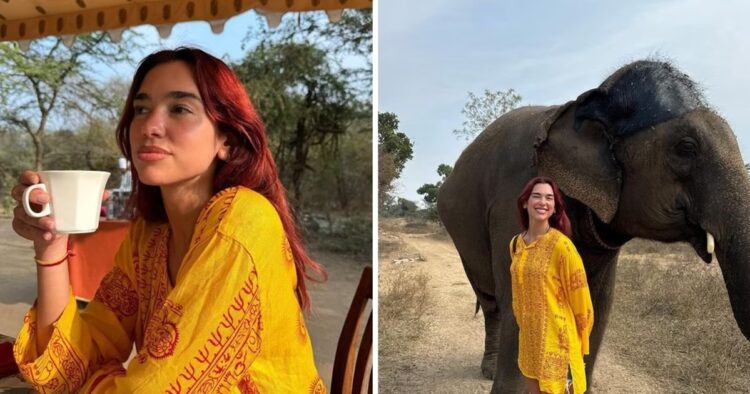 Dua Lipa Feels Lucky Wrapping Up Year-End Vacation in Bharat