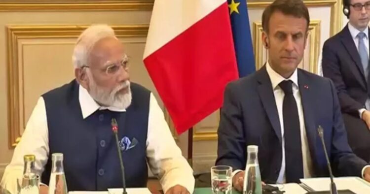 French President Macron Lands in Jaipur, Set for Joint Roadshow with PM Modi