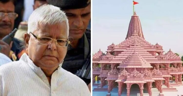 Lalu Yadav to Skip Ram Mandir 'Pran Pratistha' Ceremony