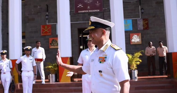 Navy Chief Admiral R Hari Kumar Goes Viral, Joins NDA Cadets in Energetic Push-Up Session - Watch Video