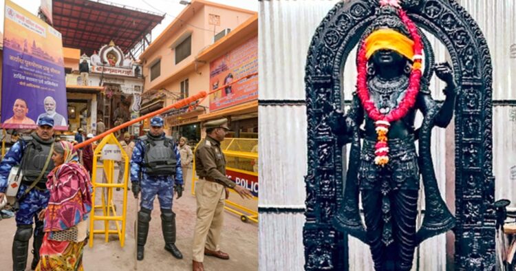 NDRF Gears Up Near Ram Temple for 'Pran Pratishtha' Ceremony