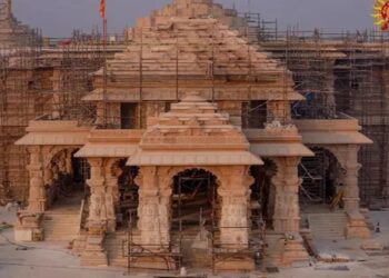 Nepalese Devotees Sing Joyously on Pilgrimage to Ayodhya for Lord Ram Ceremony