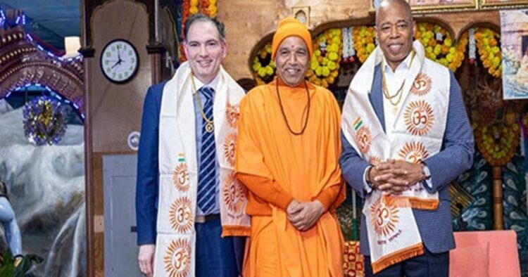 NYC Mayor Adams: Ram Mandir Pran Prathishta in Ayodhya Brings Joy to Hindus