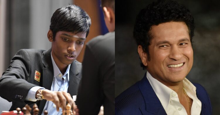 Sachin Tendulkar Cheers Praggnanandhaa's Stunning Win at Tata Steel Chess!