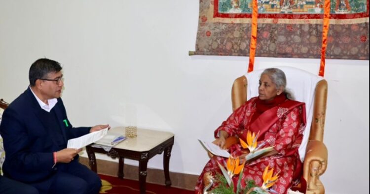 Sikkim BJP led by DR Thapa presents Memorandum of Demands to FM Nirmala Sitharaman