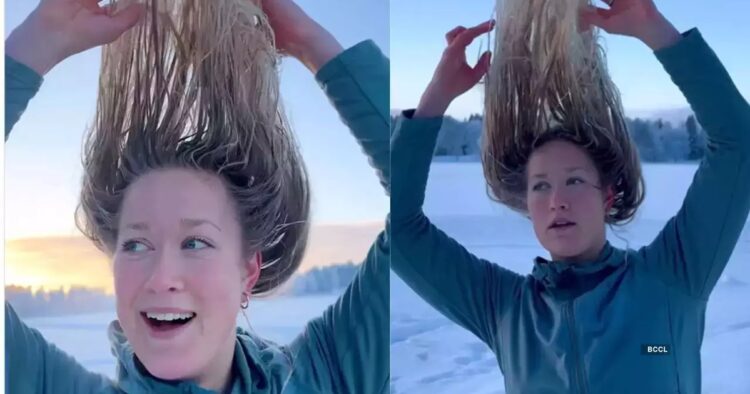 Swedish Influencer's Frozen Hair Video Sparks Global Climate Change Awareness