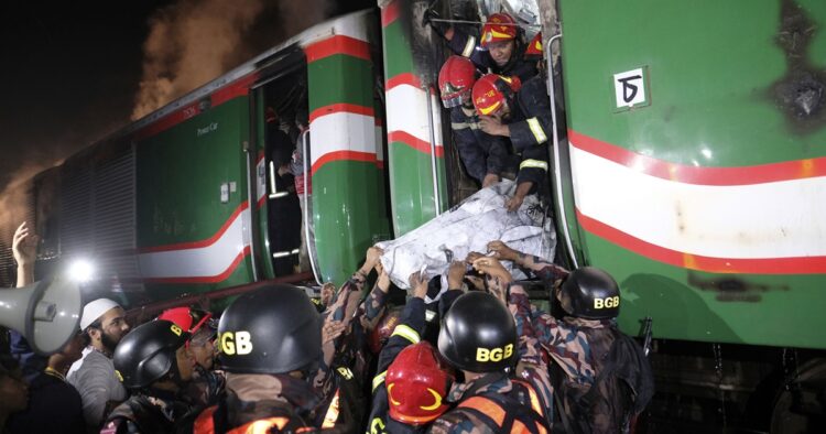 Train Arson Claims 4 Lives in Bangladesh Amid Election Tensions: Sheikh Hasina vs Khaleda Zia Showdown Looms