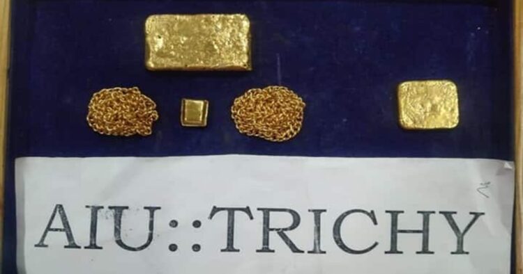 Trichy Airport Foils Gold Smuggling Attempt – Rs 64.51 Lakh Seized