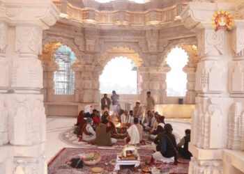 'Pran Pratishtha' Ceremony of Shri Ram Lalla in Ayodhya Set to Make History(Shri Ram Janmbhoomi Teerth Kshetra @ShriRamTeerth)