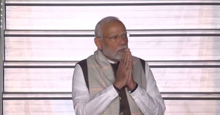 Prime Minister Narendra Modi touched down in the national capital from Doha on Thursday evening after concluding his two-nation visit to the UAE and Qatar.