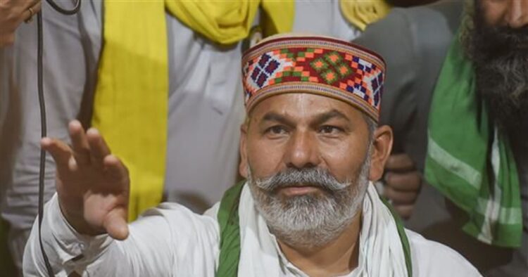 Bharatiya Kisan Union (BKU) leader Rakesh Tikait announced on Saturday that farmers will stage dharnas in Uttar Pradesh, Haryana, Punjab and Uttarakhand on February 21 to press their demands, including a legal guarantee of MSP.