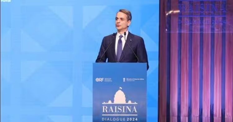 Greece Prime Minister Kyriakos Mitsotakis stated while emphasizing on Bharat, Greece’s commitment to UNCLOS, UN charter said, ‘We share Ethos, Dharma’.