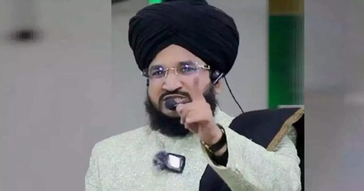 A Mumbai-based Islamic preacher, Mufti Salman Azhari, was arrested and sent to one-day police remand by a court in Junagadh, Gujarat, in connection with a ‘hate-speech’ case.