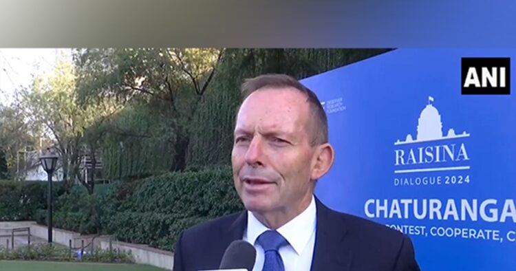 Former Prime Minister of Australia Tony Abbott has described Prime Minister Narendra Modi as the "best Bharatiya friend" as he wished him well for the upcoming Lok Sabha elections.