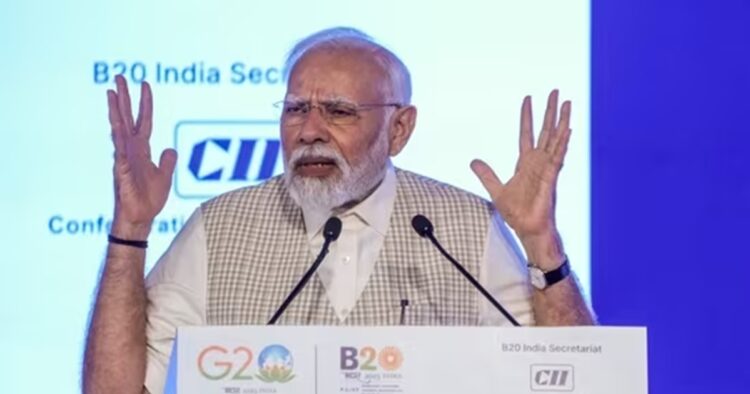 Prime Minister Narendra Modi said on Tuesday, ‘In many cars, components manufactured by Bharat’s MSMEs is used. Many global opportunities are knocking on our door. Our MSMEs have a great opportunity to become part of the global supply chain.