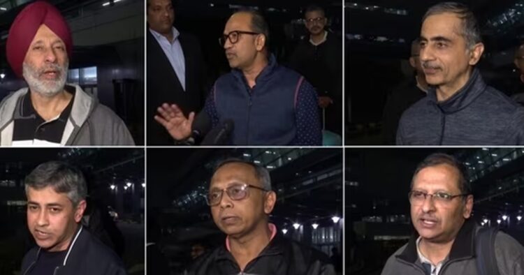 In a major comeback, seven of the eight Bharatiya Citizens, who returned to Bharat on the morning of Monday, had no hint of their release, as per the reports of NDTV.
