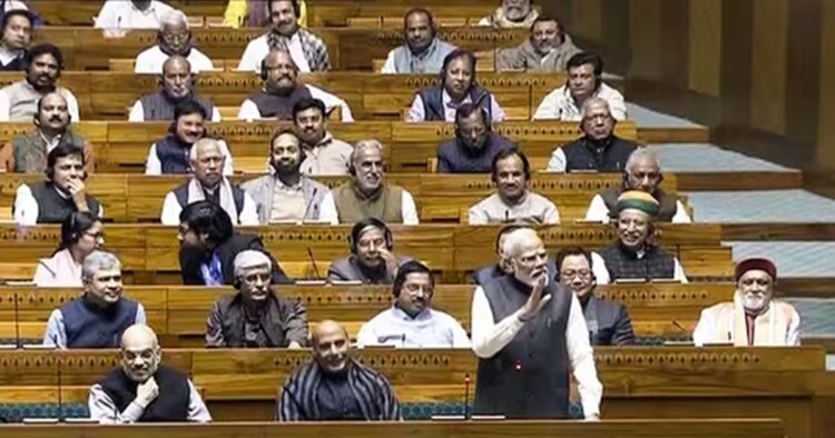 PM Modi Speaks In Last Parliament Session Before General Election