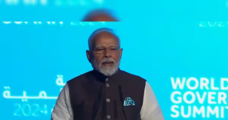 Prime Minister Narendra Modi addressed the World Government Summit in Dubai, UAE by expressing gratitude to UAE President Mohammed bin Zayed Al Nahyan, whom he referred to as 'his brother' for the warm reception extended to him.