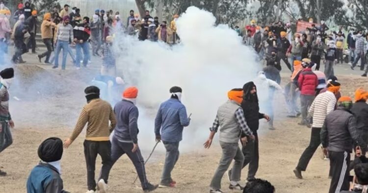 'Delhi Chalo' March: Police Use Tear Gas on Farmers at Punjab-Haryana Border