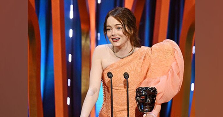 Emma Stone Secures Second BAFTA Win for Best Actress, Expresses Joy