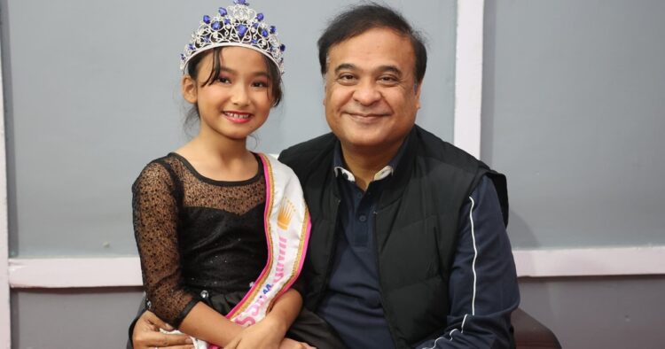 Assam CM Meets and Congratulates Junior Miss India 2024, Sanjukta Shyam