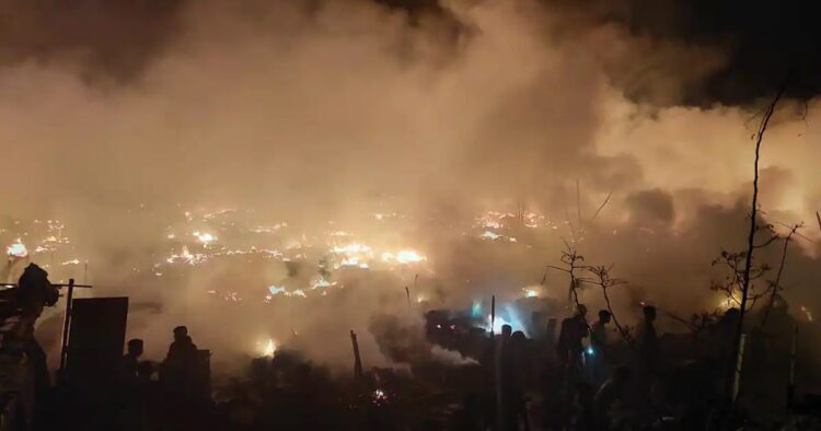 Breaking: Massive Fire Ravages Rohini's Shahbad Dairy - 130 Huts Devastated in Delhi Inferno