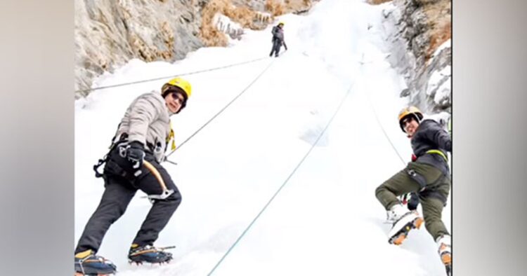 Minister Rijiju Takes on Alpine Climbing in Ladakh, Cheers PM Modi's Sports Push