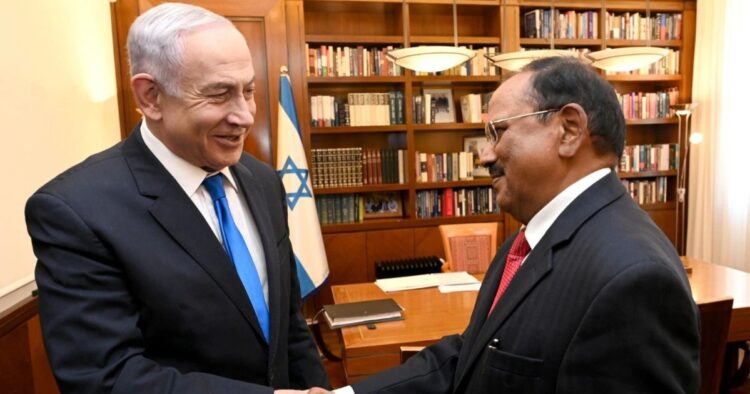 NSA Ajit Doval meets Israel PM Netanyahu