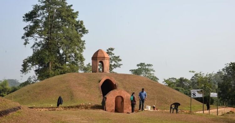 Bharat's UNESCO Representative Explores Iconic Charaideo Moidams in Assam