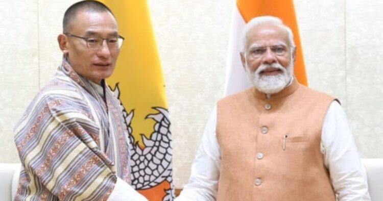 Gratitude Expressed: Bhutan Prime Minister Thanks Narendra Modi for Fulfilling 'Modi Ki Guarantee' with Visit