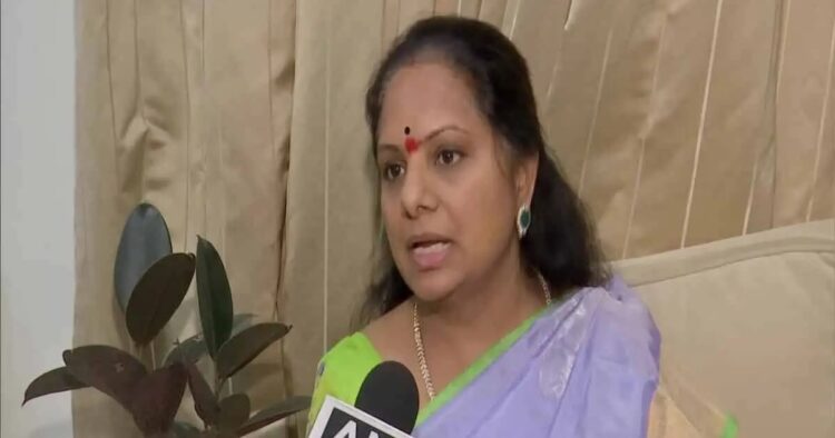 ED Conducts Raids at Hyderabad Residence of BRS MLC K Kavitha in Delhi Excise Case