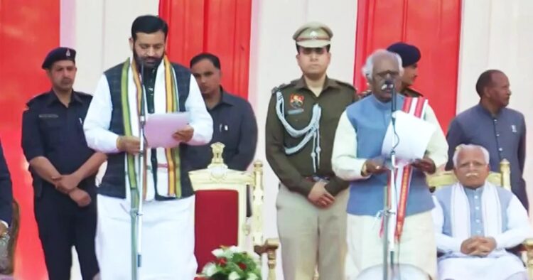 On Tuesday, Nayab Singh Saini took oath as the new chief minister of Haryana, replacing Manohar Lal Khattar.