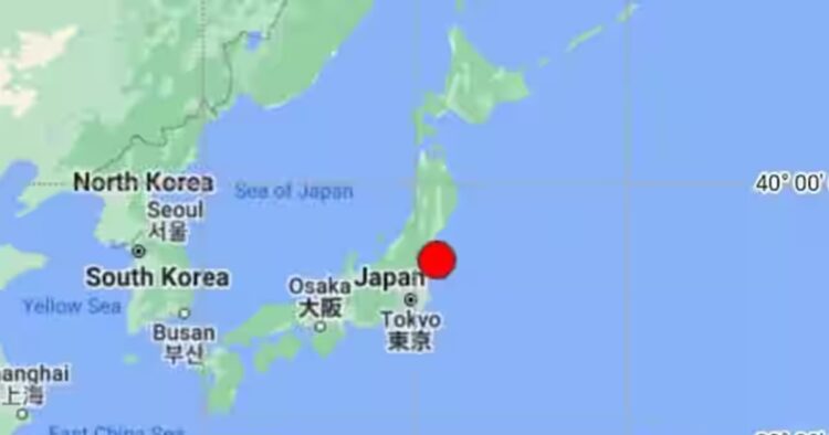 An earthquake of a magnitude of 6.0 on the Richter Scale hit Japan, according to the National Centre for Seismology. Meanwhile, the United States Geological Survey (USGS) website indicated that the quake measured 5.6.