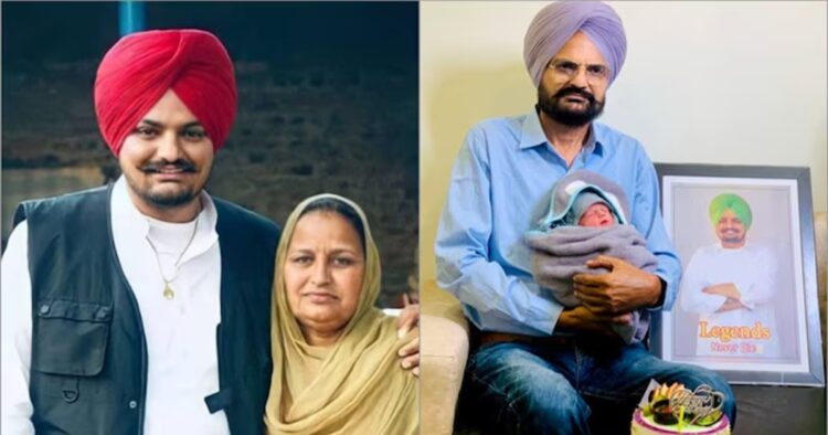 Sidhu Moose Wala’s parents, Balkaur Singh and Charan Singh have welcomed a baby boy.