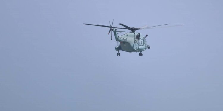 On Saturday, a Chinese Navy helicopter harassed Filipino researchers conducting a survey at sandbars off the Philippine-occupied Pag-asa (Thitu) Island, the same day that China Coast Guard (CCG) ships assaulted a Philippine supply boat with water cannons near Ayungin (Second Thomas) Shoal in the West Philippine Sea.