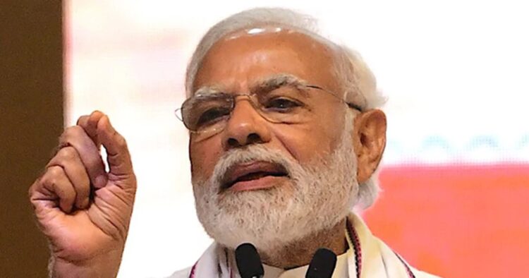 Prime Minister Narendra Modi contributed Rs 2,000 on Sunday as a party fund to make stronger the BJP and to build a Viksit Bharat ahead of the Lok Sabha elections.