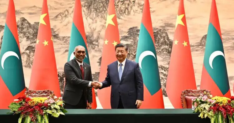 On Monday, China signed a defence cooperation agreement with the Maldives to provide free military assistance to strengthen bilateral ties.