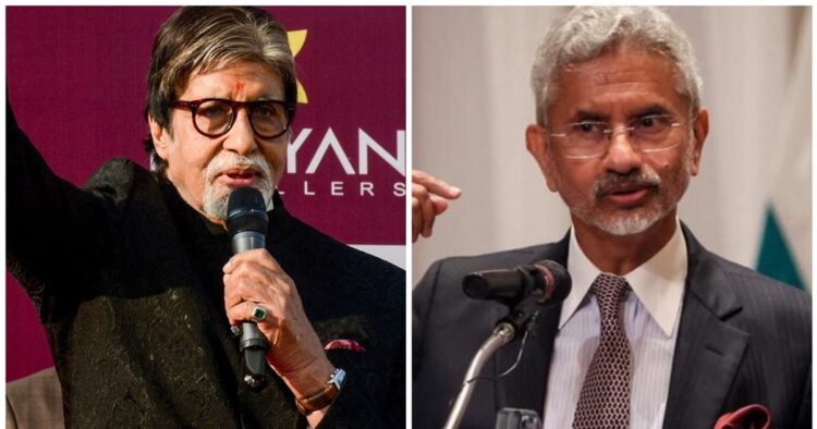 External Affairs Minister S Jaishankar was praised by the Bollywood megastar Amitabh Bachchan for his Bharat ‘not a bully’ remark.