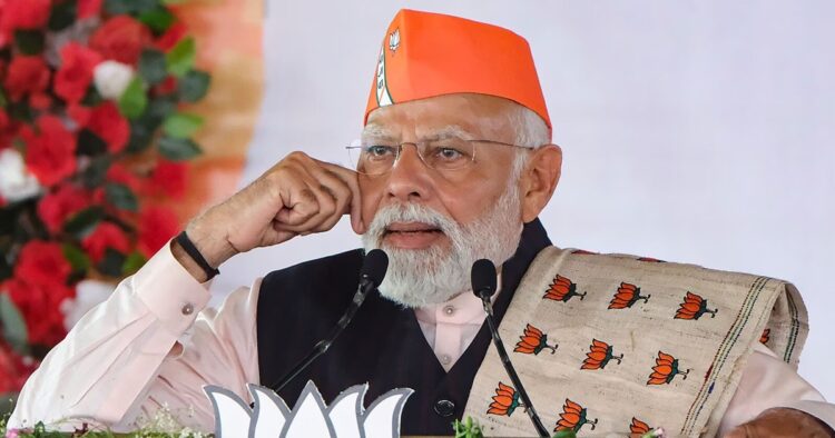 On Wednesday, Prime Minister Narendra Modi addressed a women’s rally at Barasat in West Bengal's North 24 Parganas district, where Sandeshkhali is situated.