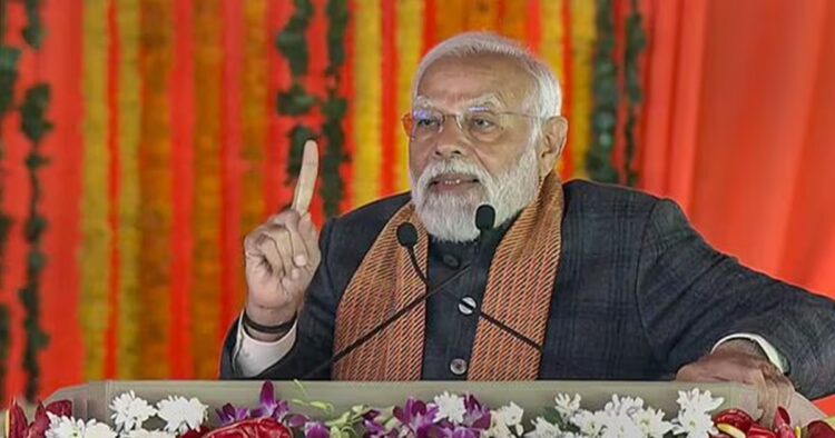 Speaking at the 'Viksit Bharat, Viksit Jammu & Kashmir' programme in Srinagar, the Prime Minister urged the citizens of Bharat to avoid hosting weddings abroad.