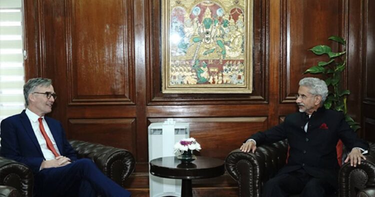 EAM Jaishankar Expresses Gratitude to Outgoing UK Envoy Alex Ellis for Enhancing Bharat-UK Relations