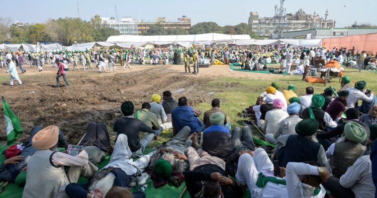 Protesters Rally in New Delhi, Urging Legislation for Minimum Crop Prices