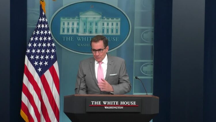 White House spokesperson John Kirby said that the visuals of the attack were heinous