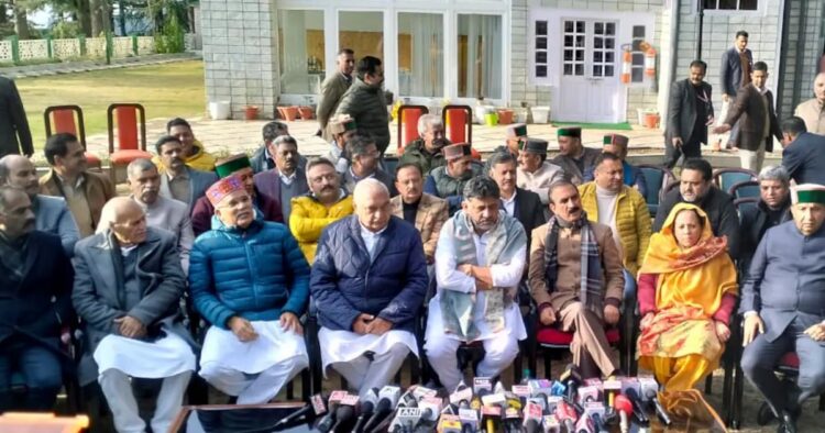 Himachal Pradesh Congress Suffers Major Blow as 6 Rebel MLAs and 3 Independents Shift Loyalty to BJP