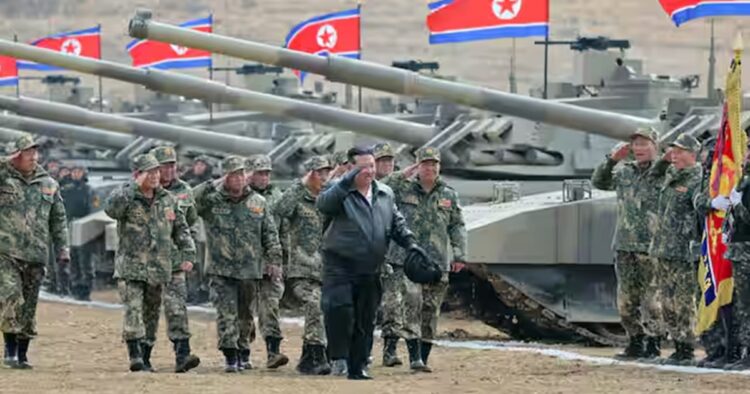 Kim Jong Un Supervises Tank Demonstration in North Korea: Report