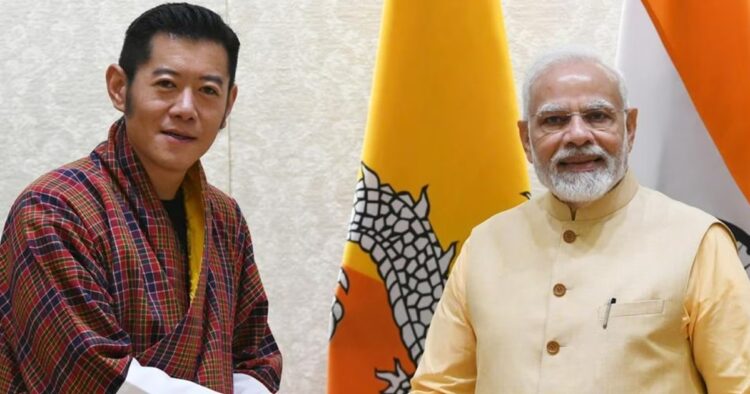 PM Modi Engages in Strategic Discussions with Former Bhutan King Jigme Singye Wangchuck