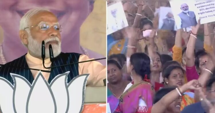 PM Narendra Modi Honors Sandeshkhali Women as 'Maa Durga', Promises Justice