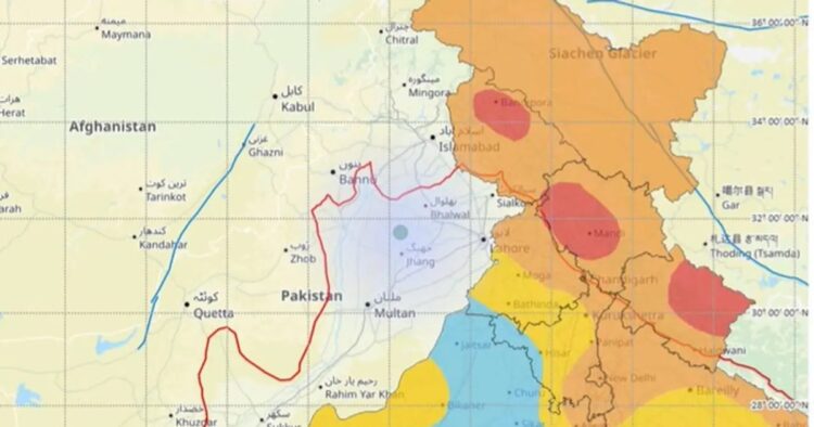 An earthquake of magnitude 4.5 on the Richter scale on Saturday hit Pakistan near Faisalabad leading to a chaotic situation in the area. The National Center for Seismology (NCS) stated that the earthquake hit Pakistan at 4.13 pm on Saturday.