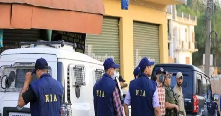  In a massive crackdown on the banned naxal outfit in an anti-Bharat conspiracy case, the National Investigation Agency (NIA) on Saturday swooped down on the premises of accused and suspected persons at 12 places in Uttar Pradesh and Bihar.