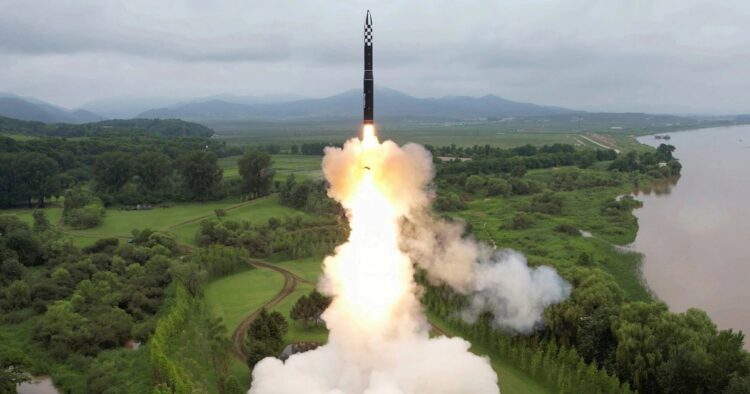 On Tuesday, the South Korean Military’s Joint Chiefs of Staff said, ‘North Korea fired a ballistic missile into the Sea of Japan, also known as the East Sea’.